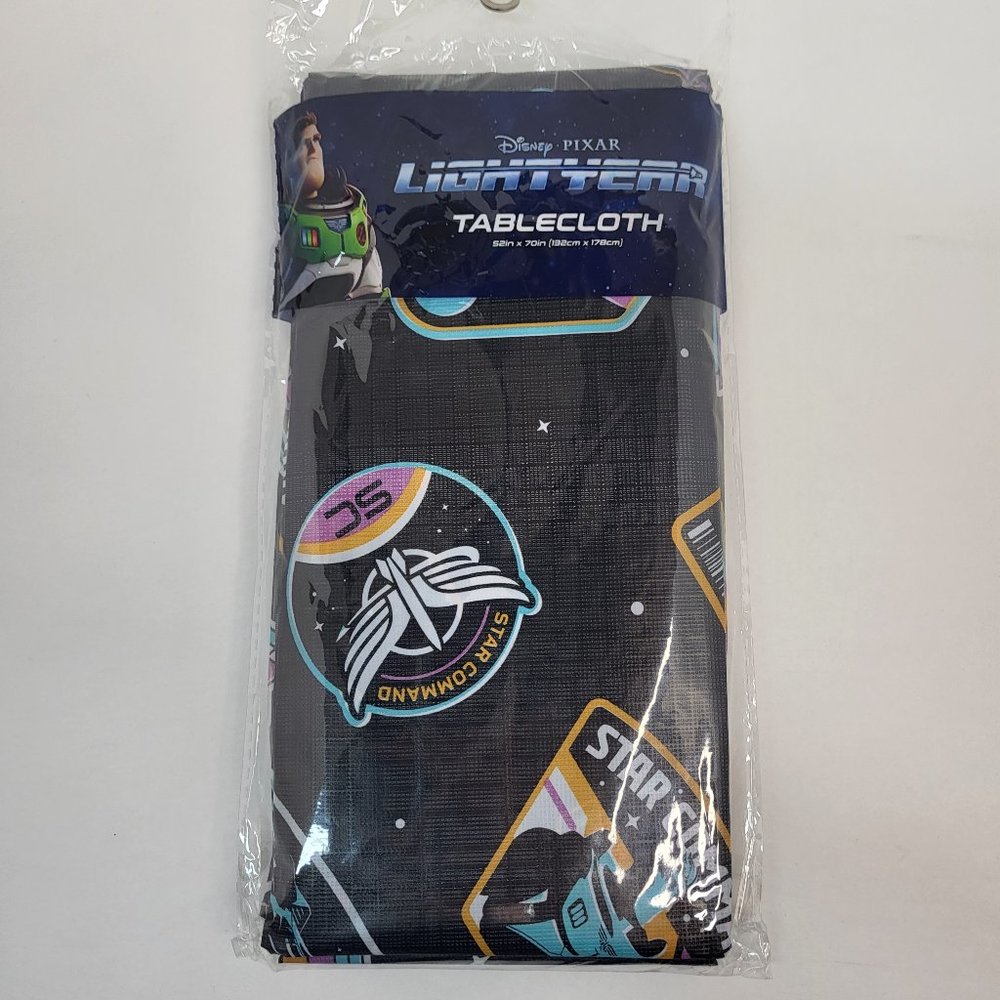 New Disney‎ Pixar Lightyear Star Command Tablecloth 52x70in Party Decor